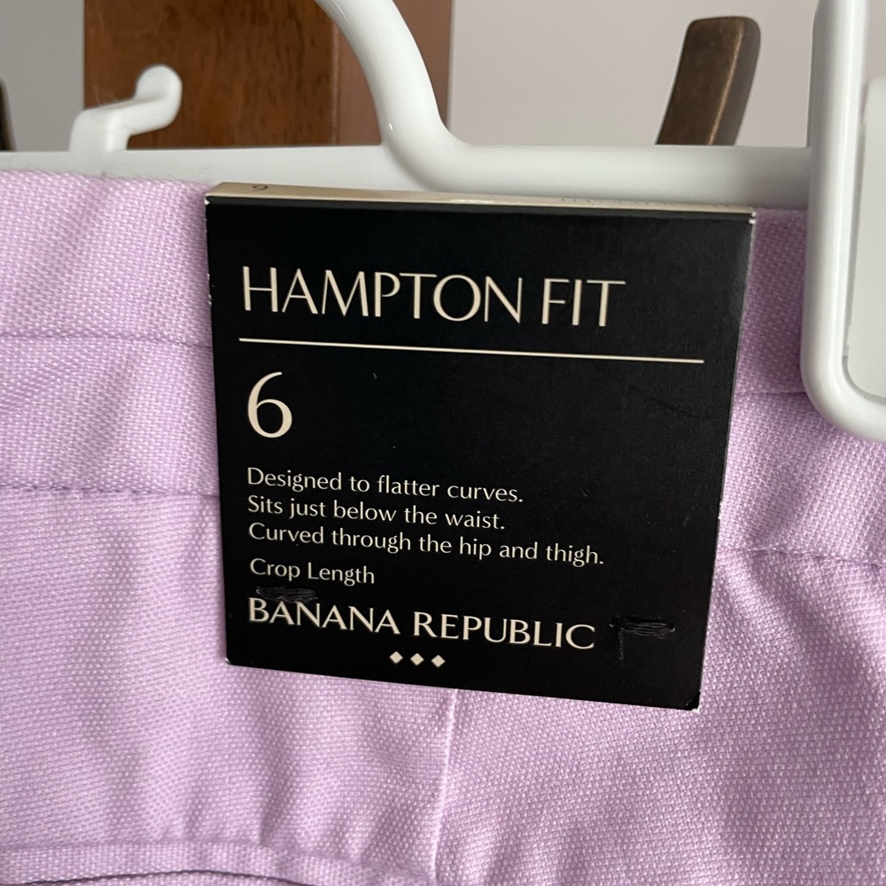 Banana Republic Hampton Fit pants- size 6 NWT - Picture 3 of 4